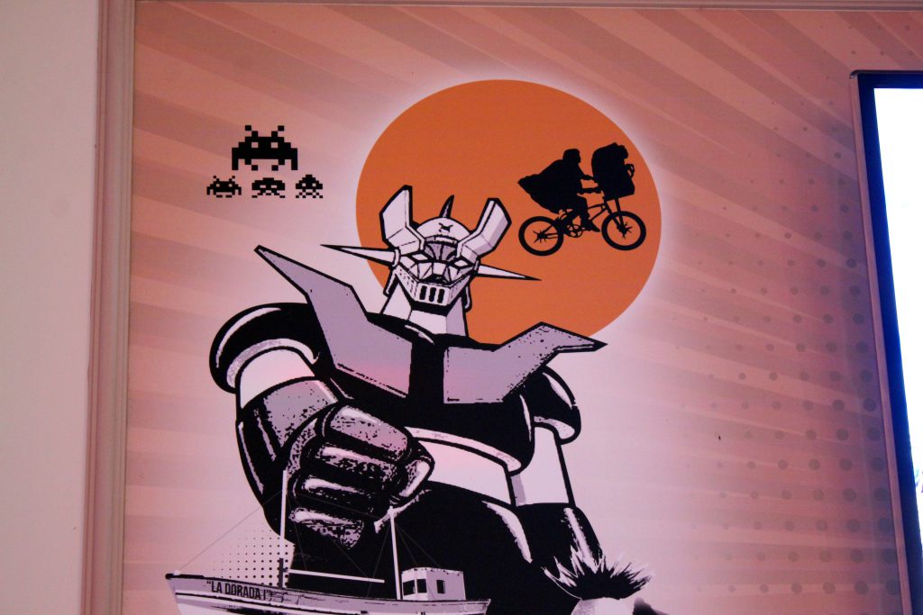 Detalle de la decoración de La Chica de Ayer